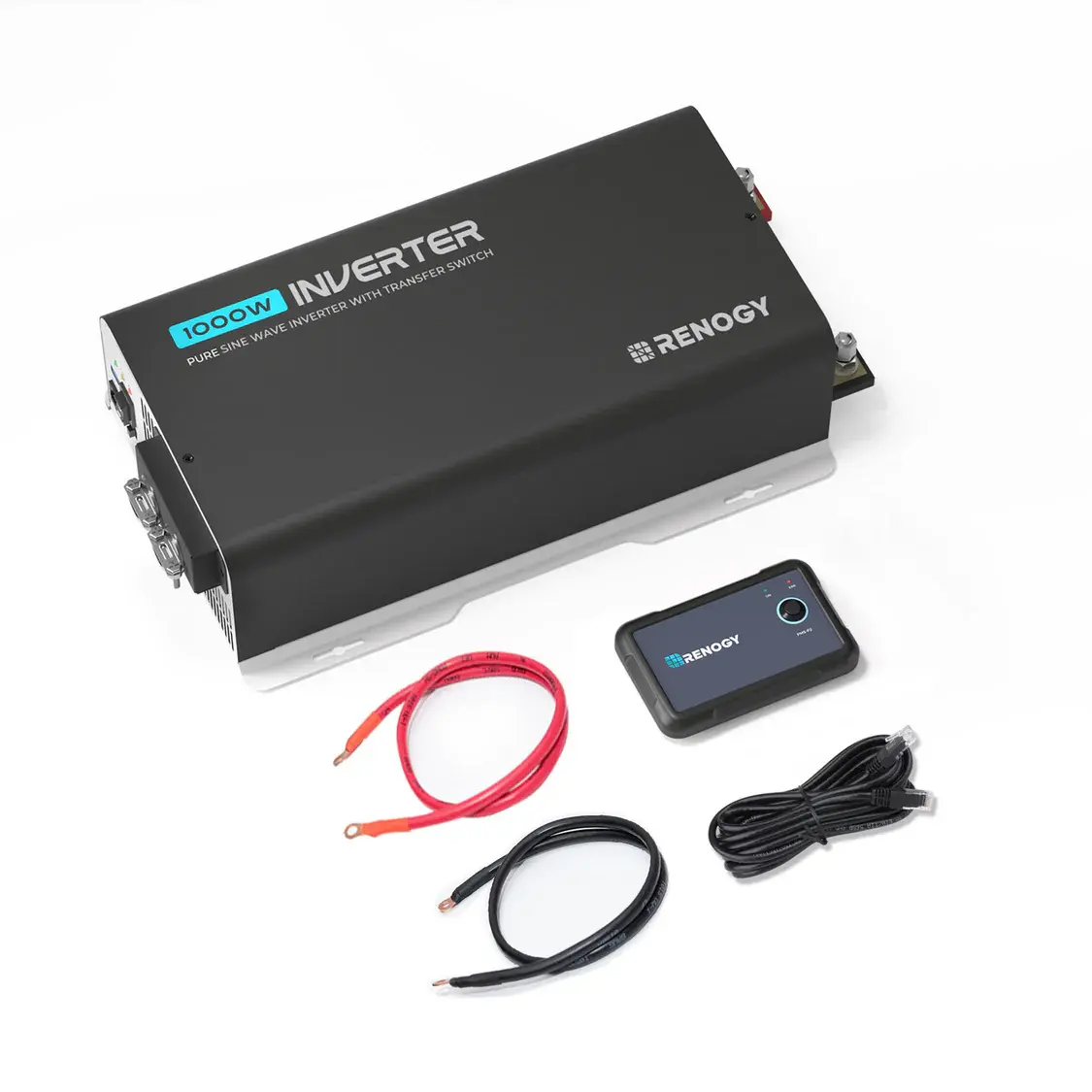 Renogy 1000W 12V Pure Sine Wave Inverter with UPS Transfer Switch